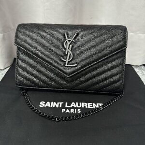 Yves Saint Laurent Black Shoulder Bag